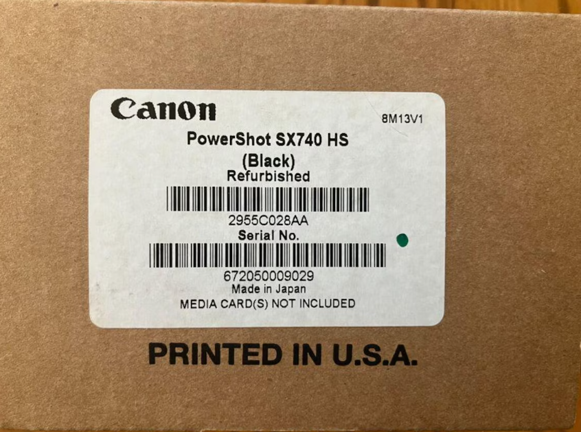 Canon Powershot Sx740 Hs